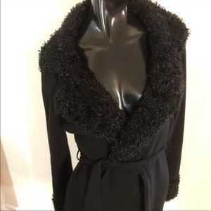 Gas sweater tie waist size large